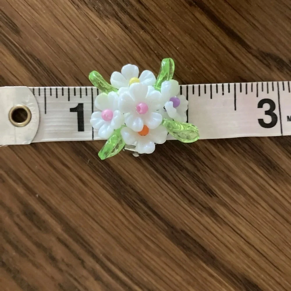Vintage plastic Hawaiian Lei Necklace earrings bracelet